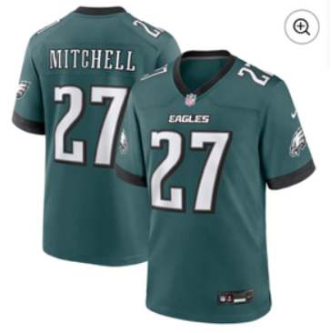 Men 2026 Philadelphia Eagles #27 Mitchell green Nike Limited NFL Jersey->philadelphia eagles->NFL Jersey
